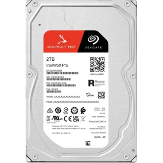 Seagate IronWolf Pro 2TB 7200rpm 256MB SATA3 3,5" HDD fekete