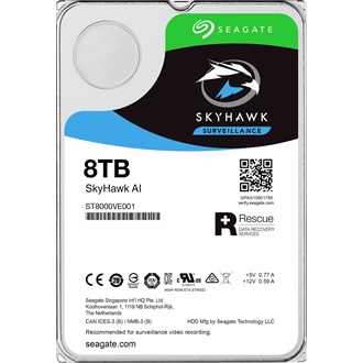 Seagate SkyHawk AI 8TB 7200rpm 256MB SATA3 3,5" HDD