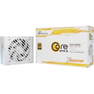 Seasonic Core GX ATX 3 (2024) ATX desktop tápegység 650W 80+ Gold BOX