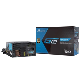 Seasonic G12 GM (2024)  ATX tápegység 750W 80+ Gold BOX