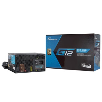Seasonic G12 GM (2024) ATX desktop tápegység 850W 80+ Gold BOX