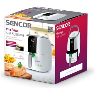 Sencor SFR 5320WH forrólevegős sütő fehér