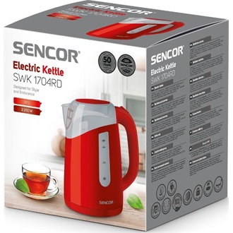 Sencor SWK 1704RD 1,7L-es piros vízforraló