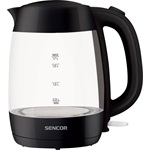 Sencor SWK 7301BK 1,7l üveg fekete vízforraló