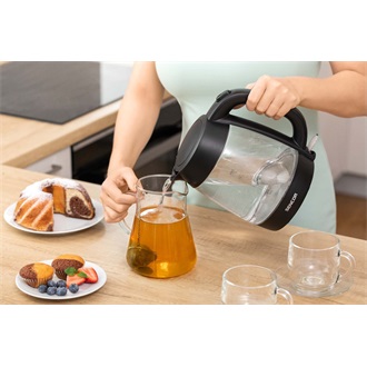 Sencor SWK 7301BK 1,7l üveg fekete vízforraló