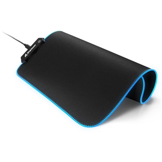 Sharkoon 1337 Gaming Mat RGB V2 360 gaming egérpad fekete