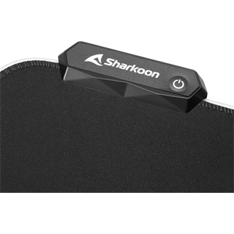 Sharkoon 1337 Gaming Mat RGB V2 360 gaming egérpad fekete