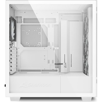 Sharkoon Rebel C50 RGB táp nélküli ablakos Mid Tower számítógépház fehér