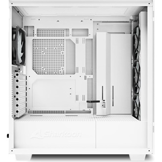 Sharkoon Rebel C50 RGB táp nélküli ablakos Mid Tower számítógépház fehér