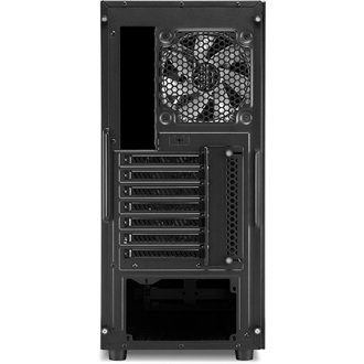Sharkoon TG6M RGB táp nélküli ablakos Mid Tower számítógépház fekete