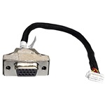 Shuttle Subminiature 2x10-pin - VGA F/F adapter DS81, DS87, XH81, XH81V -hez