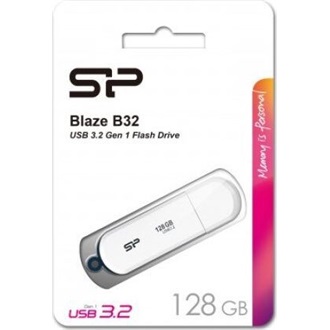 Silicon Power 128GB Blaze B32 USB-A 3.2 Gen1 pendrive BOX fehér