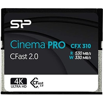 Silicon Power 128GB Cinema Pro Compact Flash CFast 2.0 memóriakártya BOX fekete