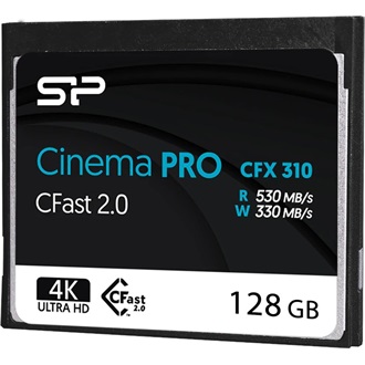 Silicon Power 128GB Cinema Pro Compact Flash CFast 2.0 memóriakártya BOX fekete