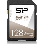 Silicon Power 128GB Superior Pro UHS-II Class10 U3 V60 vízálló ütésálló SDXC memóriakártya BOX fekete