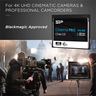 Silicon Power 256GB Cinema Pro Compact Flash CFast 2.0 memóriakártya BOX fekete