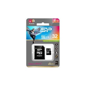 Silicon Power 32GB Elite adapteres UHS-1 U1 microSDHC memóriakártya BOX fekete