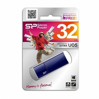 Silicon Power 32GB Ultima U05 Navy Blue USB 2.0 pendrive BOX kék
