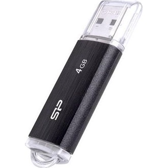 Silicon Power 4GB Ultima U02 USB-A 2.0 pendrive BOX fekete