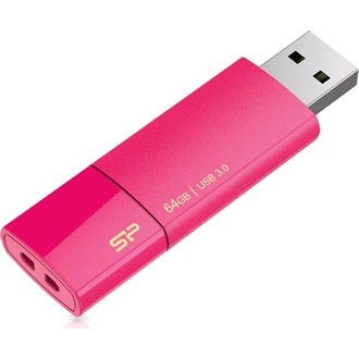 Silicon Power 64GB Blaze B05 USB 3.2 Gen 1 pendrive BOX rózsaszín