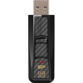 Silicon Power 64GB Blaze USB 3.0 pendrive BOX fekete