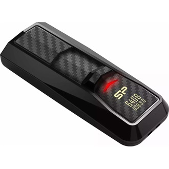 Silicon Power 64GB Blaze USB 3.0 pendrive BOX fekete