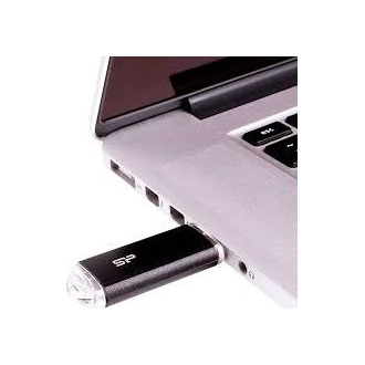 Silicon Power 64GB Ultima U02 USB-A 2.0 pendrive BOX fekete