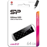Silicon Power 64GB Ultima U03 USB-A 2.0 pendrive BOX fekete