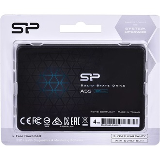 Silicon Power Ace A55 4TB SATA3 2,5" SSD fekete