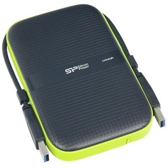 Silicon Power Armor A60 1TB USB3.0 2,5" vízálló ütésálló külső HDD fekete