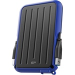 Silicon Power Armor A66 1TB USB3.2 Gen1 A 2,5" vízálló ütésálló külső HDD kék-fekete