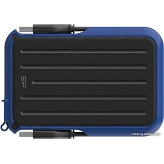 Silicon Power Armor A66 1TB USB3.2 Gen1 A 2,5" vízálló ütésálló külső HDD kék-fekete