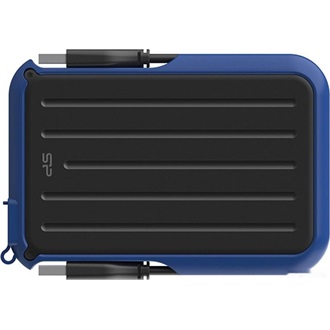 Silicon Power Armor A66 2TB USB3.2 Gen1 A 2,5" vízálló ütésálló külső HDD kék-fekete