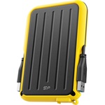 Silicon Power Armor A66 4TB USB-A 3.2 Gen1 2,5" vízálló ütésálló külső HDD fekete-sárga