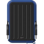 Silicon Power Armor A66 4TB USB-A 3.2 Gen1 2,5" vízálló ütésálló külső HDD fekete-kék