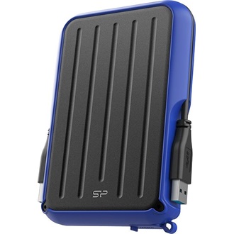 Silicon Power Armor A66 4TB USB-A 3.2 Gen1 2,5" vízálló ütésálló külső HDD fekete-kék