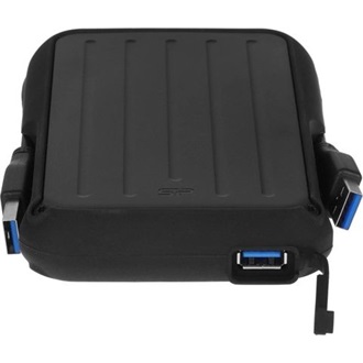 Silicon Power Armor A66 5TB USB3.2 Gen1 A 2,5" vízálló ütésálló külső HDD fekete
