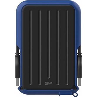 Silicon Power Armor A66 5TB USB3.2 Gen1 A 2,5" vízálló ütésálló külső HDD fekete-kék