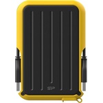 Silicon Power Armor A66 5TB USB3.2 Gen1 A 2,5" vízálló ütésálló külső HDD fekete-sárga