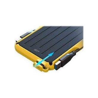 Silicon Power Armor A66 5TB USB3.2 Gen1 A 2,5" vízálló ütésálló külső HDD fekete-sárga