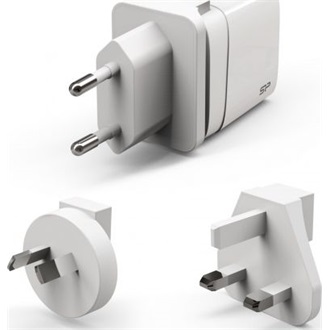 Silicon Power Boost Charger QM16 Travel 20W univerzális hálózati töltő adapter fehér