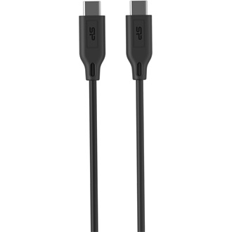 Silicon Power Boost Link PVC LK15CC USB-C -> USB-C M/M adatkábel 1m fekete 60W