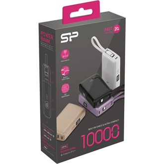 Silicon Power CP10 10000mAh Li-ion powerbank fekete