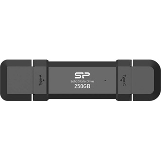 Silicon Power Marvel Xtreme DS72 250GB USB-A/C 3.2 Gen2 M.2 2242 külső SSD fekete