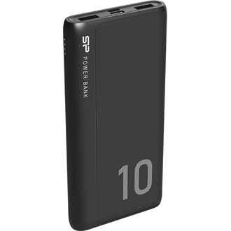 Silicon Power GP15 10000mAh LiPo powerbank fekete