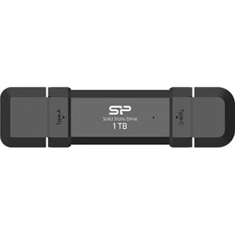 Silicon Power Marvel Xtreme DS72 1TB USB-A/C 3.2 Gen2 M.2 2242 külső SSD fekete