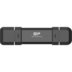 Silicon Power Marvel Xtreme DS72 250GB USB-A/C 3.2 Gen2 külső SSD fekete