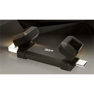 Silicon Power Marvel Xtreme DS72 2TB USB-A/C 3.2 Gen2 külső SSD fekete