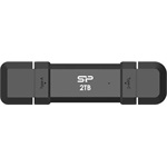 Silicon Power Marvel Xtreme DS72 2TB USB-A/C 3.2 Gen2 külső SSD fekete