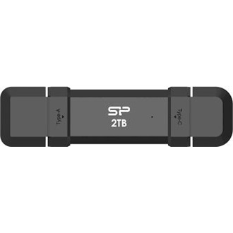Silicon Power Marvel Xtreme DS72 2TB USB-A/C 3.2 Gen2 külső SSD fekete
